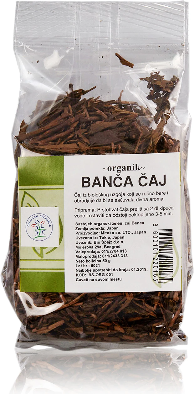 Čaj banča (organski proizvod) 50 g Mitoku